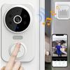 Smart Electronic Doorbell with Camera 2-Way WiFi HD Audio Intelligent Doorbell IR Night Vision Remote Access Home Surveillance