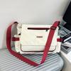Crossbody bag women's Harajuku tooling style letter shoulder bag retro versatile casual student mailman bag women