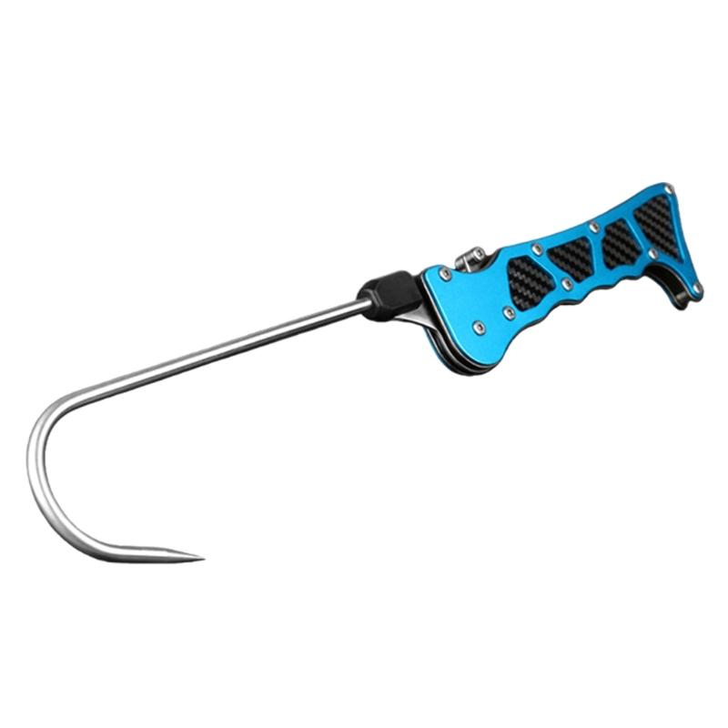 High Strength Fishing Hook Tool Aluminum Stainless Steel Collapsible Hook Extractors Ideal For Boats And Shore Fishing 1