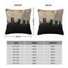 Pittsburgh Skyline Square Pillowcase Polyester Linen Velvet Creative Zip Decorative Car Cushion Case 45x45