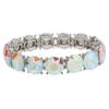 Waterdrum Unique Geometric Bangle With Rhinestones For Trendy Accessories Female
