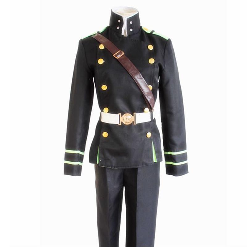 Anime Seraph Of The End Yūichirō Yuichiro Hyakuya Army Uniform Cosplay Costume
