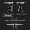 Smart Touchscreen Wireless Bluetooth 5.3 Headset, Super Smart Noise Canceling Earbuds, in-Ear Earbuds with Ear Caps, IPX56 Water Resistant, for