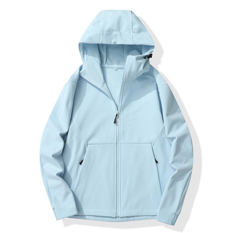 Outdoor Men's and Women's Same Soft Shell Jacket, Sportswear Jacket, Mountaineering Suit, Windproof and Waterproof Jacket