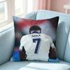 Football Star BBukayo Saka Pillow Case Square DoubleSided Sofa Cushion Cover Bedroom Bedside Pillow