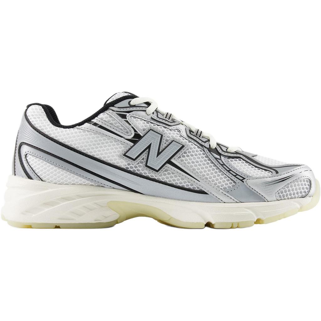 New Balance NB 740 Versatile Comfortable Durable Low-Top Dad Shoes Unisex Sneaker White Gray U740WSM