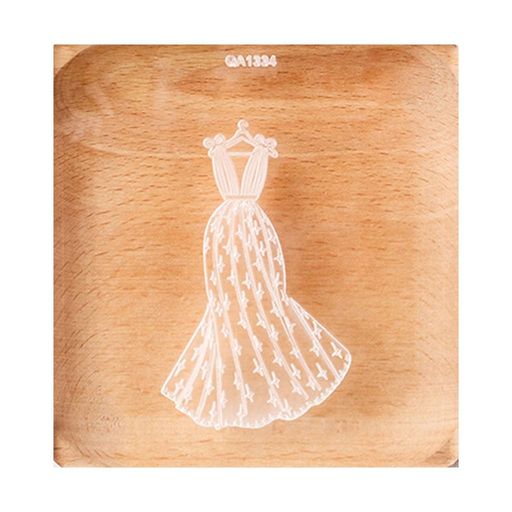 Wedding Square Plaque Cookie Cutter Charming Wedding Cookie Embossers Biscuits Cutter for Elegant Reception Treats