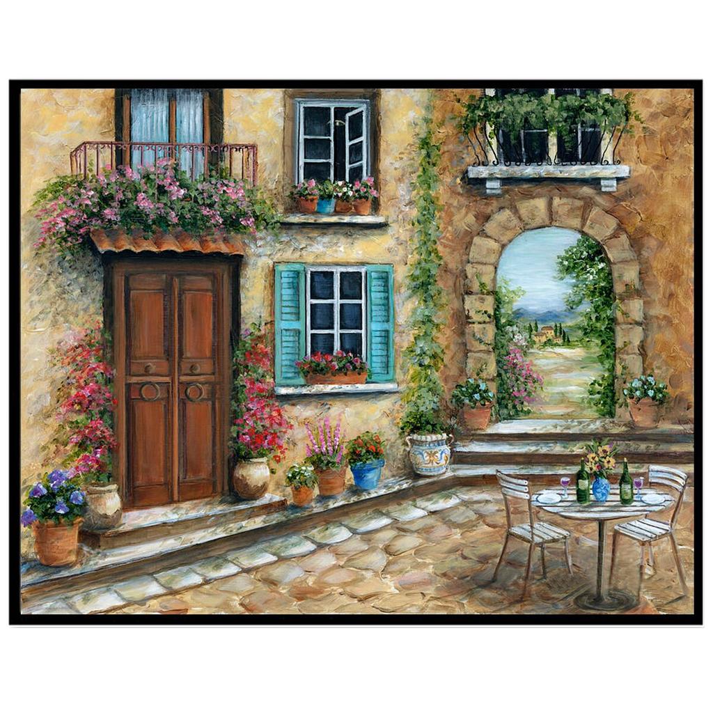 4x 5D Diamond Painting Set Leuchtturm – DIY Diamant Malerei Full Drill, 30x40 Cm, Inkl. Werkzeug