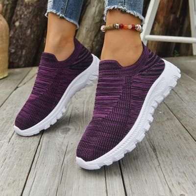 Damesko Retro Pustende Mesh Sneakers Retro Lettvekt Retro Damesko Dame Mote Lette Fritidssko Slip-on Par Sko