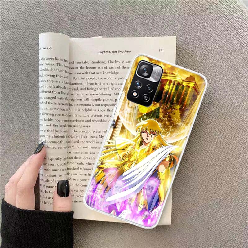 Saint Seiya Knights Of The Zodiac Handyhülle Für Xiaomi Redmi Note 11 12 14 13 Pro Plus 5G 14S 4G 12S 10 10S 11T Pro 11S 11E Coq