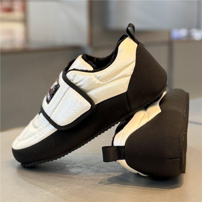 Winter New Bread Shoes Velcro Low Top Fleece Warm Daily Ah JK
