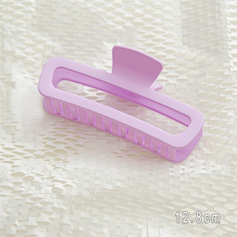 2023 New Women Sweet Resin Large Barrettes Crab Hair Clip Fashion Jelly Hair Claw Shark Clip For Girls Hair Accessories Headwear