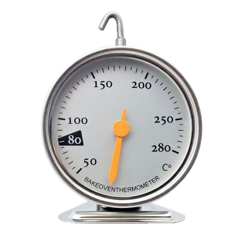 Celsius Oven Thermometer Stainless Steel Stand Large Dial Baking BBQ Cooking Meat Food Temperature Measurement Tools