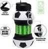 Weiche Wasserflasche Silikon Sportflasche für Wasser Basketball Fußball BPA-frei für Kinder Geschenk Vatertag Kostenloser Versand