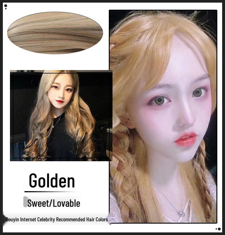2026 Hair Dye Cream: Gray-Brown Linen, Black Tea Color, with Hair Care Benefits