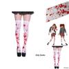 Halloween Blood Stockings For Costume Party Nurse Zombie Bloody Silk Stockings