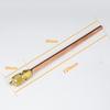 6.35mm 1/4" Copper Tube OD 45/90/100mm Wall 0.35mm 0.7mm Brass Liquid Freon Feed Access Valve for Fridge Freezer Air Conditioner