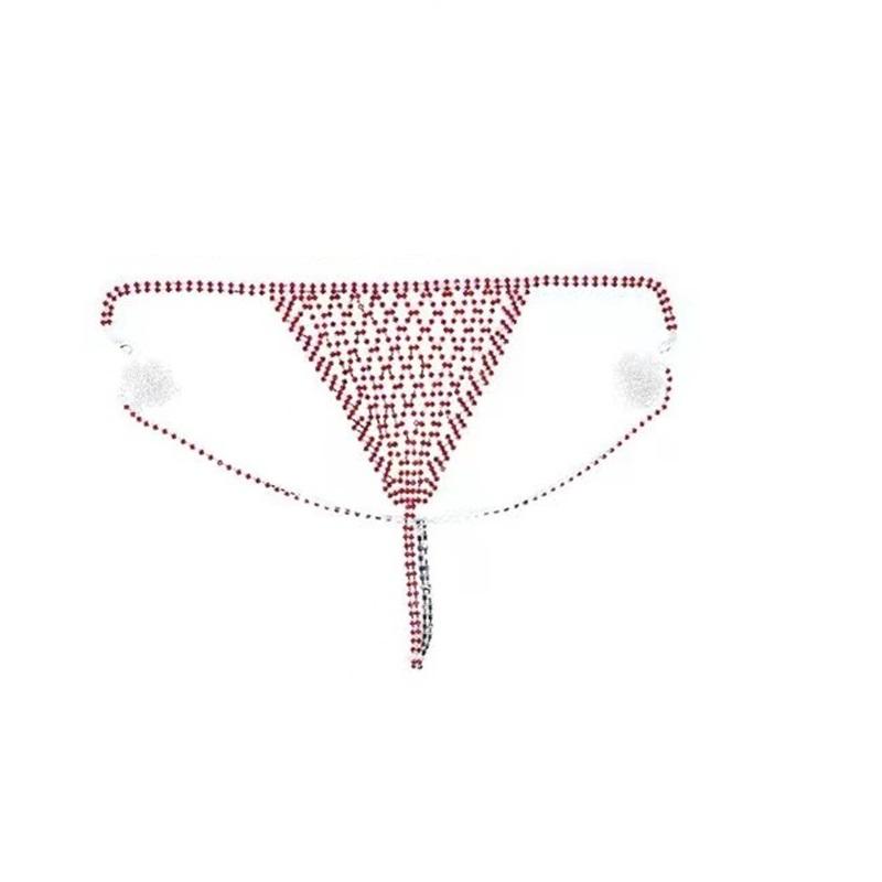 Fine Jewelry Body Chain Bra and Panties Bikini Set Summer Chest Sexy Underwear Women Rhinestone Body Jewelry