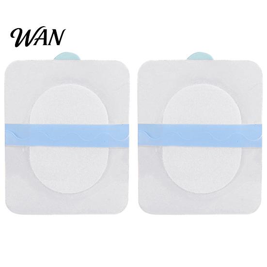Underarm Sweat Guard 2Pcs Pads for Men Women, Self-Adhesive Armpit Anti-Perspiration Patches Perspiration Absorber Cotton Pad, Invisible Disposable
