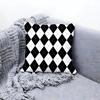 Shiny Diamond Pattern Print Cushion Cover Premium Comfort Reversible Pillow Cove Two in One Design for Any Room  Car Interior