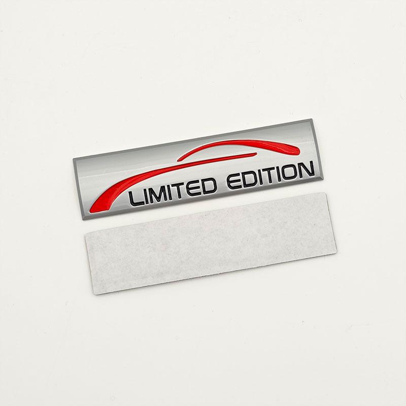 3D Metal Alloy Limited Edition Logo Car Fender Side Rear Trunk Sticker Emblem Badge Auto Modification Labels Accessories