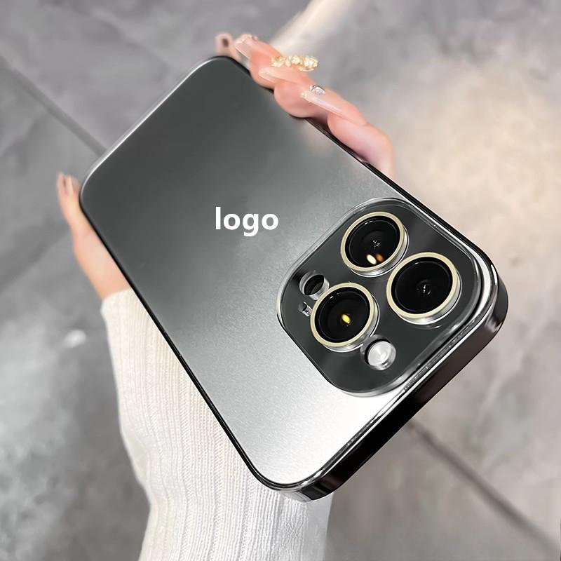 

Подходит для iPhone 16 Оригинальная текстура Чехол для мобильного телефона Матовый 15proMax Полностью закрывающая пленка для объектива Apple 14 Защитный чехол iPhone13pro