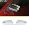 For 2014-18 Chevrolet Silverado Exterior Rearview View Mirror Cover Trim Chrome