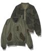 Partimento Reversible Knit Panel Ma-1 Khaki