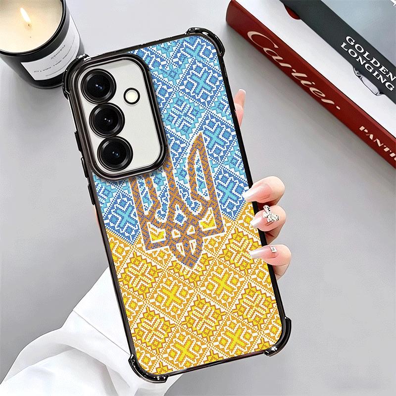 Ukraine Aesthetic Soft Phone Case For Samsung A17 A27 A07 A37 A57 A16 A56 A15 A55 A14 A54 A13 A53 A26 A36 A25 A35 A24 A34 A23 A3