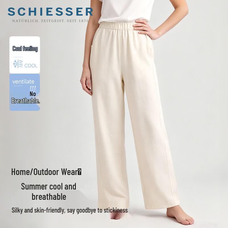 Schiesser Women s Wide-Leg Lounge Pants XL