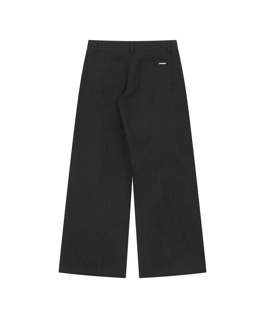 MISEKI SEOUL Side Fly Wide Pants Black