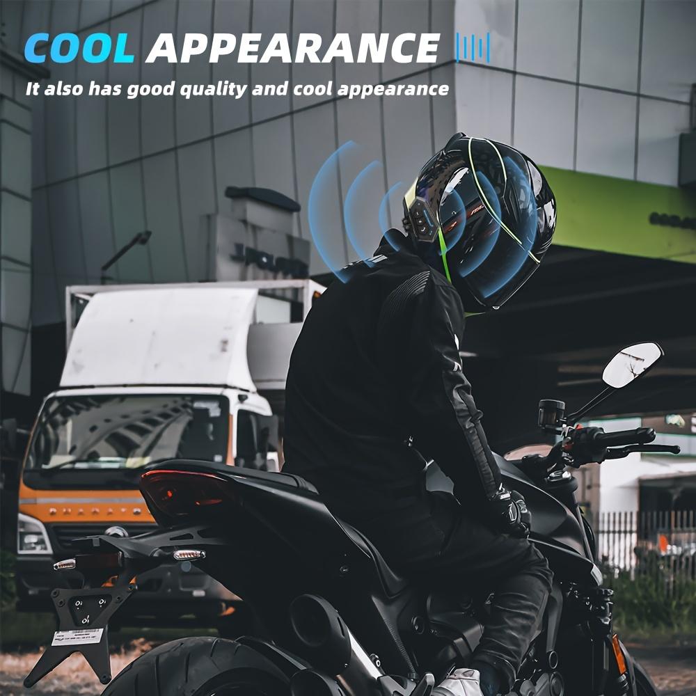 Interphone Bluetooth pour moto 500mAh Longue autonomie Système de communication BT12