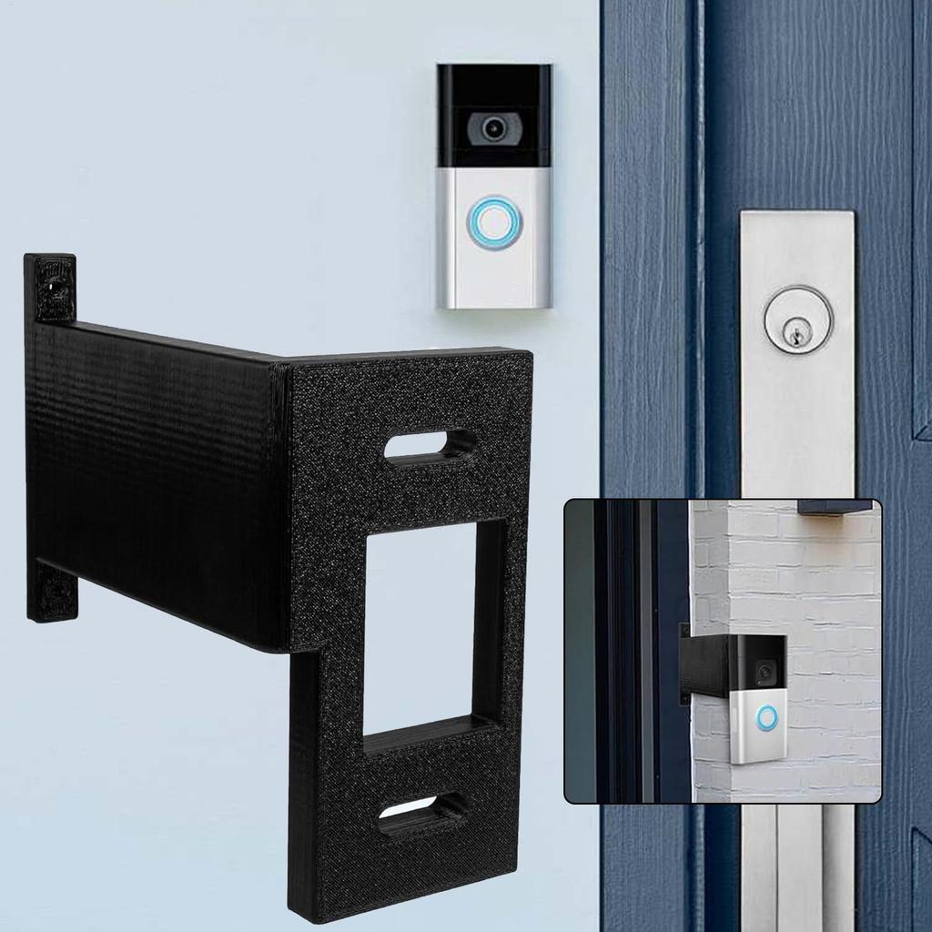 Ring Doorbell Extender Mount Wall Installation Bracket Video Doorbell Extender for Better Viewing Angle Security Camera Holder
