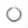 Bracciale da Uomo in Acciaio Inossidabile Semplice Prepotente Punk Alto Senso Cubano Acciaio al Titanio Bracciale Gioielli da Uomo