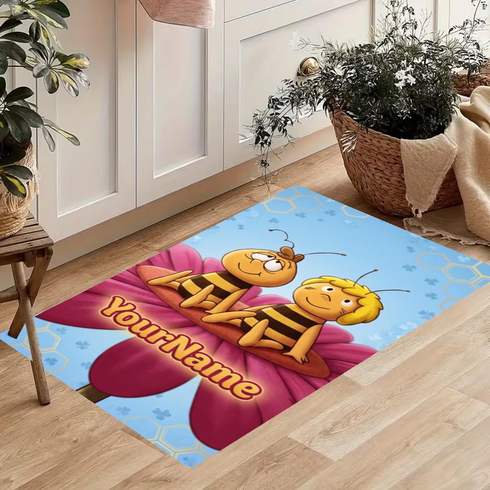 Biene Maja Customize Your Name Kitchen Rug Runner Rug Laundry Mat Hallway Entryway The Best Gift Choice