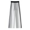 Women's Street-Style High-Waisted Wide-Leg Pants - 2026 Spring College Style, Age-Reducing, Drape, Straight-Leg Sweatpants