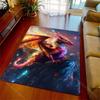 1PC Colorful dragon on mountain Print Carpet Rug for Living Room Bedroom Sofa Doormat Home Decor Non-slip Floor Mat