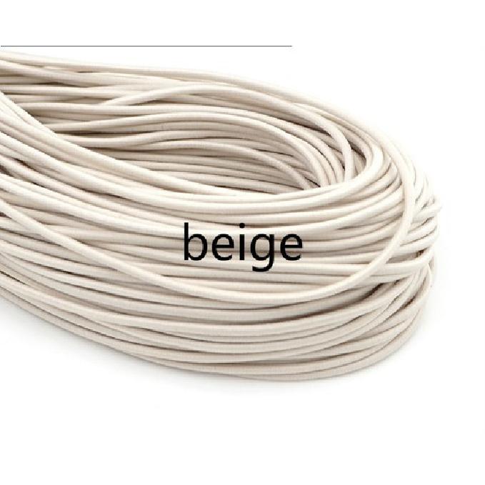 10M Skinny Elastic Band Cord Round Ribbon Stretchy DIY Trimming Sewing Craft New