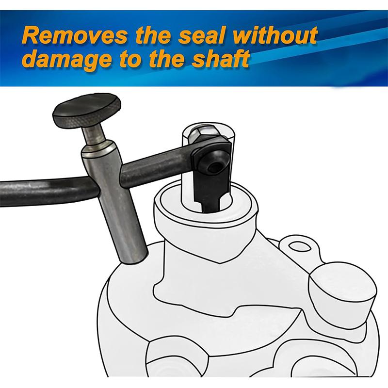 Shaft Type Seal Puller Universal Seal Puller for Most Auto and Motorcycles, Replacement 58430 Seal Puller
