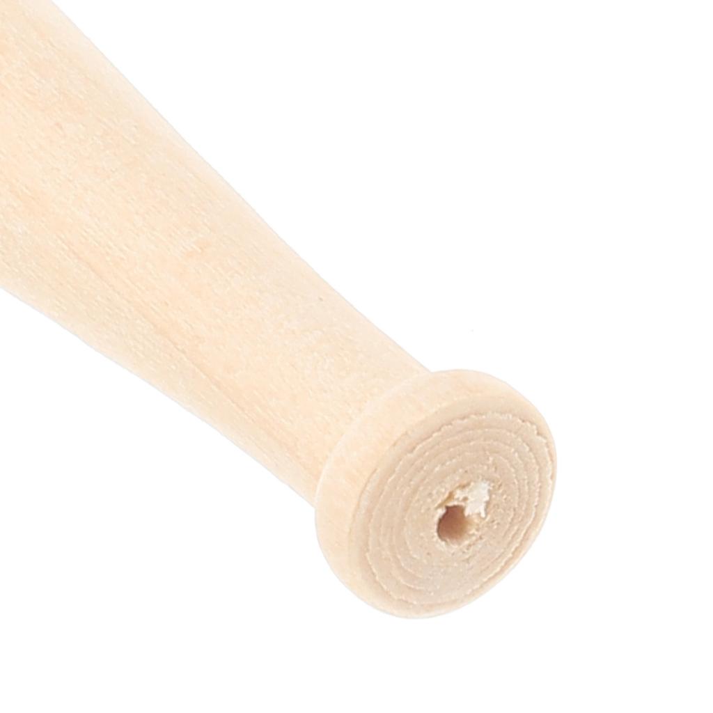 10Pcs Mini Baseball Bat Wood Unpainted DIY Crafts Painting Decoration Drawing Small Wooden Baseball Bat Set for Kids Crafts