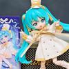 Genuine Hatsune Miku Vocaloid Series  14cm Kawaii Bjd  Decoration Anime Figure Collection Gifts Toys