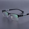TR90 Classic Semi Semi-rimless Metal Business Reading Glasses for Woman Man Vintage Style Eyeglasses Powers From +1.0 To +4.0