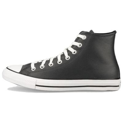 CHUCK TAYLOR Casual Comfortable Thin Sole Non-slip Wear-resistant Mid-top Sneakers Universal Black