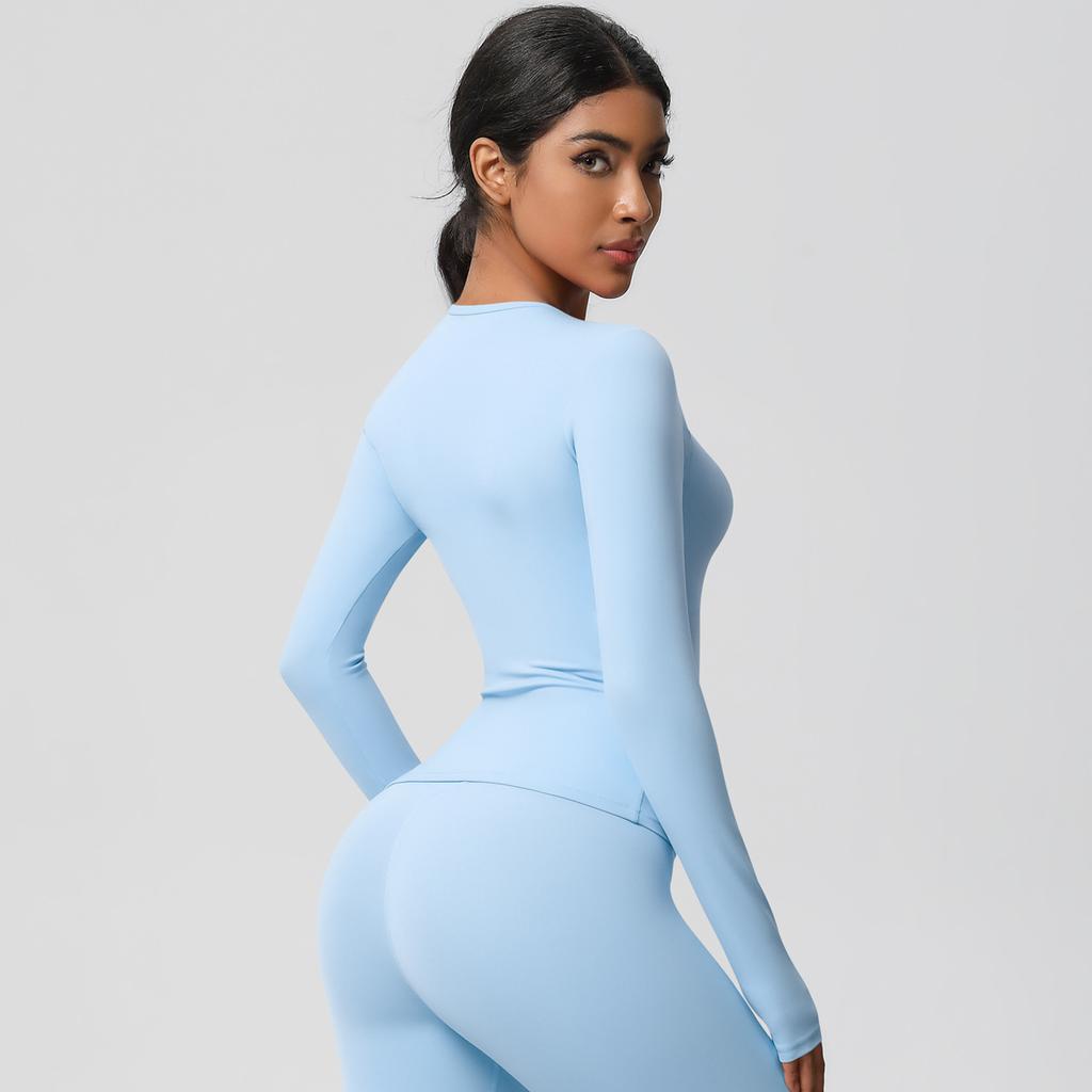 Women High Quality Sport T-Shirts Long Sleeves Compressed Quick-dry Super Elastic Suitable For Running Fitness Training Yoga