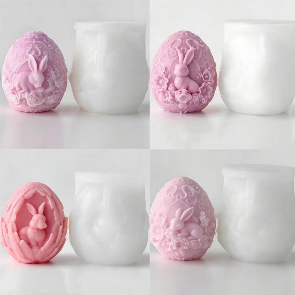 Egg Shaped Silicone Cake Mold Handmade Candle Mold DIY Candy Mold  Party Decoration