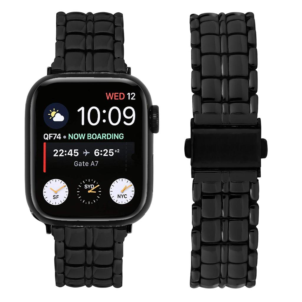 Stainless Steel strap for Apple Watch ultra2 3 band 49mm 40mm 44mm 45mm 46mm Metal buckle Bracelet iWatch series 9 7 8 se 10 11