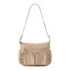 Lightweight Shoulder Bag Multi-Layer Large Capacity Commuter Crossbody Bag Nylon Bag