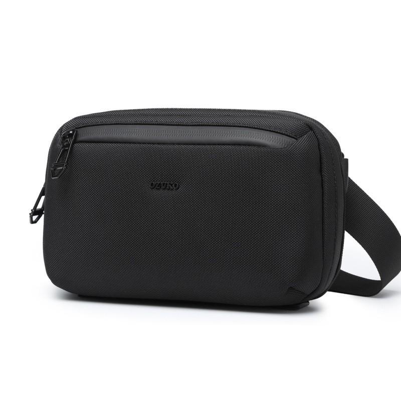 Men s Clutch Bag Multi-function Commuting Cross-body Simple Waterproof Multi-zone Digital Storage чёрный