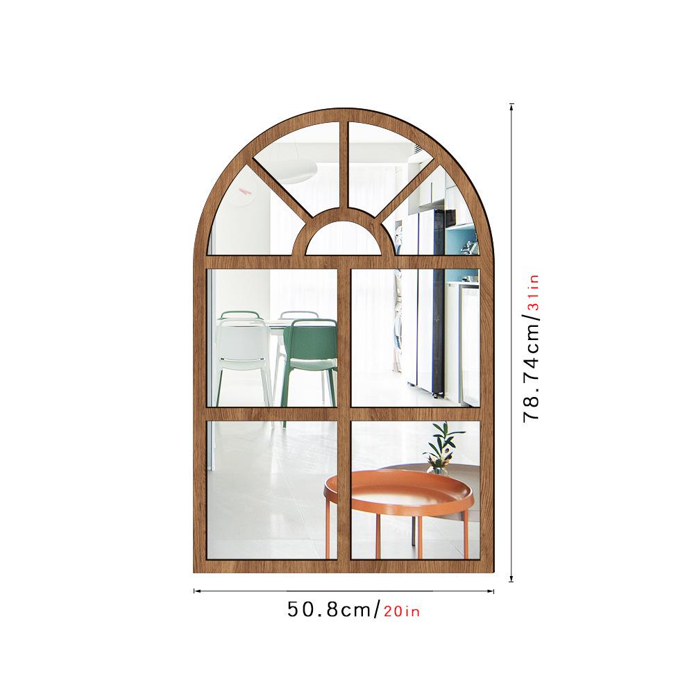 3D Vindusbue Akryl Speilklistremerke - Selvklebende Treveggdekor