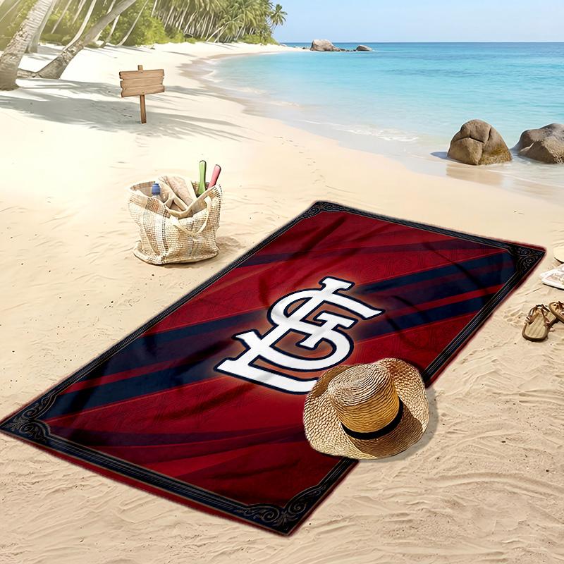 St. Louis Cardinals Print Beach Towel Soft Portable Quick?dry Towel For Pool Summer Vacation Outdoor Sport